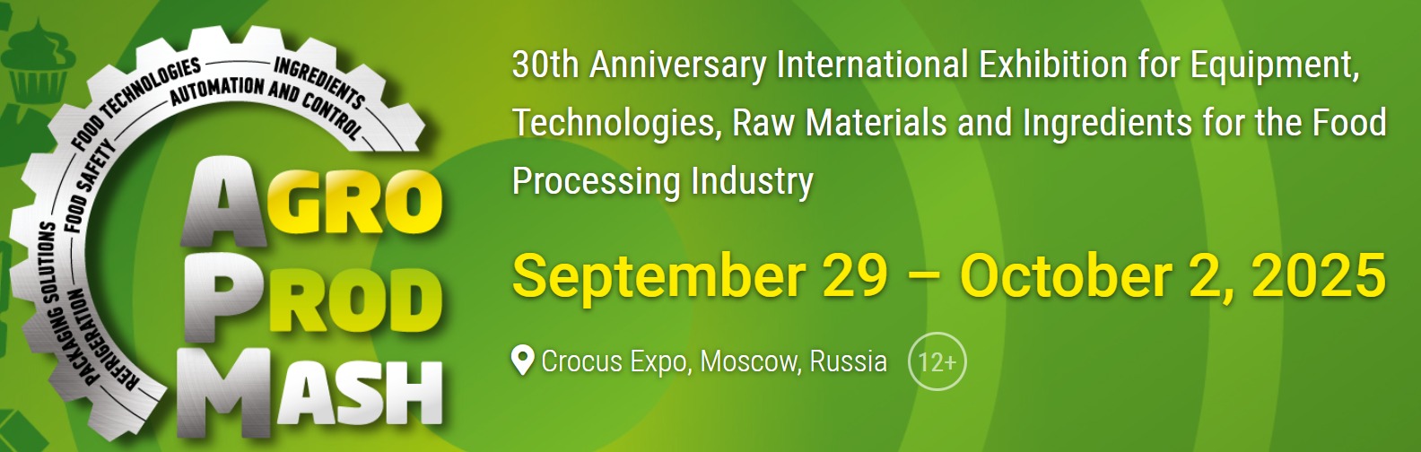 29 SEPTEMPER - 02 OCTOBER - 2025 / AGRO PROD MASH / RUSSIA - MOSCOW