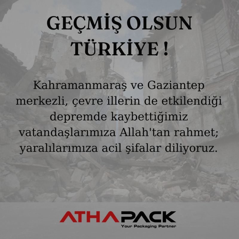 GEÇMİŞ OLSUN TÜRKİYE!Kahramanmaraş merkezli ve çevre illerin de etkile...